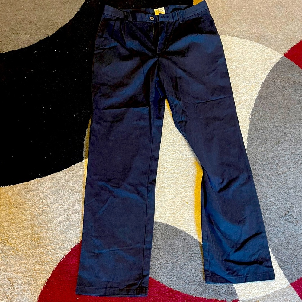 Men Navy Blue pants